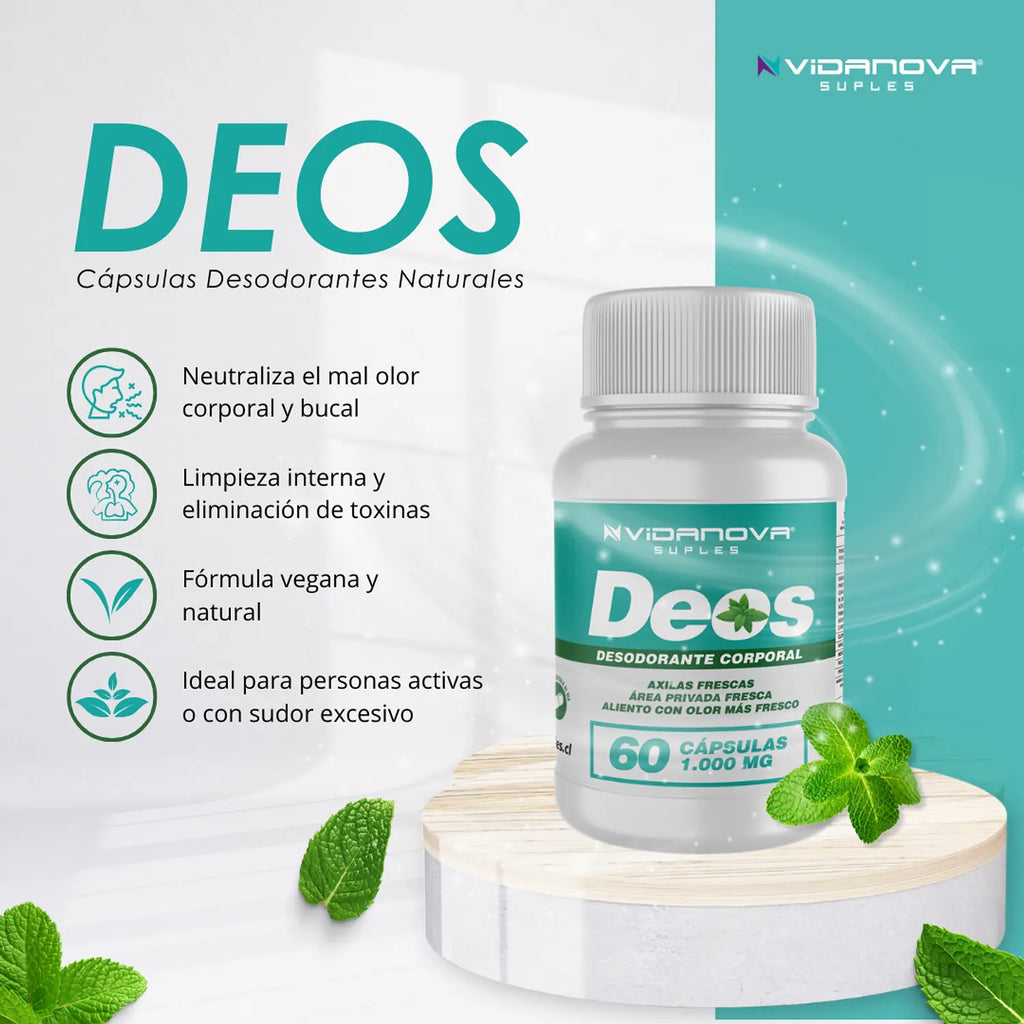 DEOS™ – Desodorante Natural Interno