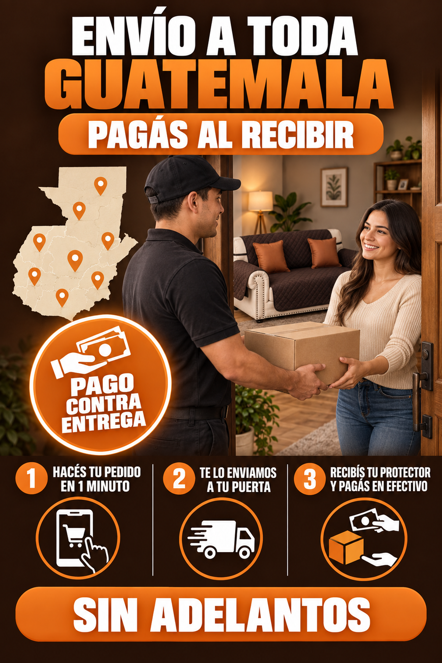Envío a toda Guatemala, pago contra entrega